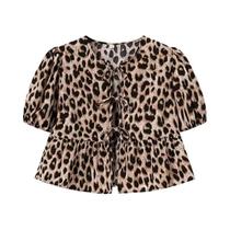 Blusa Feminina Branca e Preta Plissada com Manga Puff - Estilo Romântico para o Verão