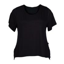 Blusa Feminina Bruna e Bia Plus Size Sobre Legging Preto