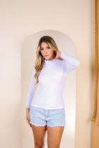 Blusa Feminina Cacharrel Canelado Básica Gola Alta Inverno Blusa Feminina Cacharrel Canelado Básica Gola Alta Inverno