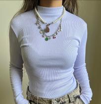 Blusa Feminina Cacharrel manga Longa