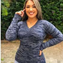 Blusa Feminina Cacharrel Tricot de Lã Moda Inverno
