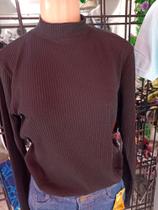 Blusa feminina canelada manga longa Blusa feminina canelada manga longa