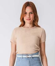 Blusa Feminina Canelada Marisa Bege-09033 Blusa Feminina Canelada Marisa Bege-09033