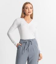Blusa Feminina Canelada Select Branco