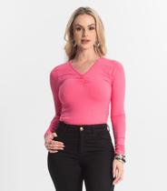 Blusa Feminina Canelada Select Rosa