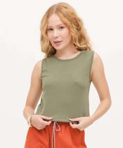 Blusa Feminina Canelado Sem Manga Marisa-10056 Blusa Feminina Canelado Sem Manga Marisa-10056