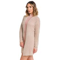 Blusa Feminina Cardigan Tricot Fábrica Própria