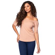 Blusa Feminina Cativa Ciganinha Nude