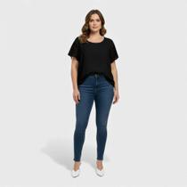 Blusa Feminina Chic Top Manga Crochê Blusa Feminina Chic Top Manga Crochê