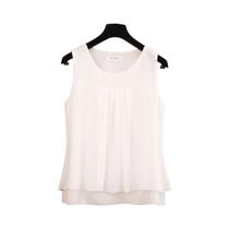 Blusa Feminina Chiffon Soltinha - Sem Mangas, Gola Redonda - Verão 2024