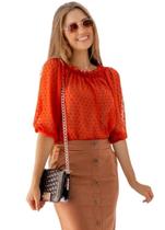 Blusa Feminina Ciganinha de Poá