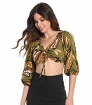 Blusa Feminina Ciganinha Endless Verde