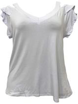 Blusa Feminina Ciganinha Malha Fresquinha com Babados - Sarat Moda Indiana