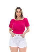 Blusa Feminina Ciganinha Ombro a Ombro Premium Tendência