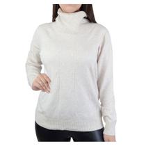 Blusa Feminina City Lady Tricot Plus Size Bege Areia 658088