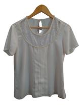 Blusa Feminina com Aplicação de Pérolas Puro Sharmy Blusa Feminina com Aplicação de Pérolas Puro Sharmy