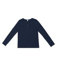 Blusa Feminina Com Botões Manga Longa Rovitex Azul Blusa Feminina Com Botões Manga Longa Rovitex Azul