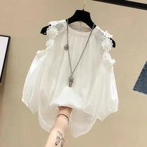 Blusa Feminina Com Decoração 3D De Flor Amarela, Manga Raglan, Gola O, Camiseta Fashion, Roupas Blusa Feminina Com Decoração 3D De Flor Amarela, Manga Raglan, Gola O, Camiseta Fashion, Roupas