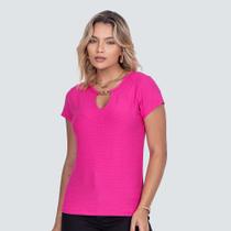 Blusa Feminina Com Recorte E Corrente 7663