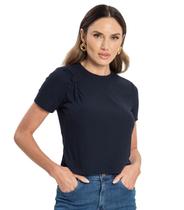 Blusa Feminina Com Torção Endless Azul