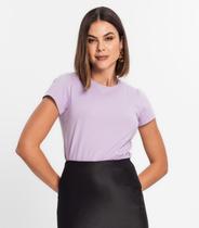 Blusa Feminina Cotton Leve Básica Rovitex Roxo Blusa Feminina Cotton Leve Básica Rovitex Roxo