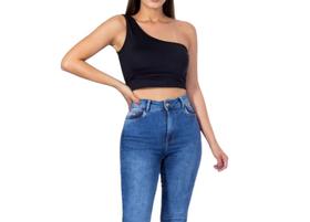 Blusa Feminina Cropedd Alça Mula Manca Modinha Verão Blusa Feminina Cropedd Alça Mula Manca Modinha Verão
