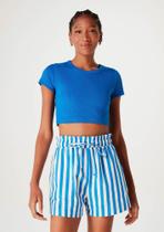 Blusa Feminina Cropped Canelada - Hering