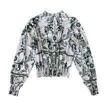 Blusa Feminina Cropped Elástico GG Estampada New Fresh Formitz