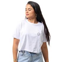 Blusa Feminina Cropped Estampa Ícone Livrii Algodão Blusa Feminina Cropped Estampa Ícone Livrii Algodão