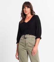 Blusa Feminina Cropped Slim Blusa Feminina Cropped Slim