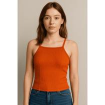 Blusa feminina cropped top com bojo alça regata bonito
