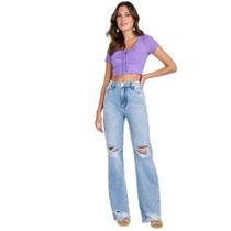 Blusa Feminina Cropped Yexx Casual Blusa Feminina Cropped Yexx Casual