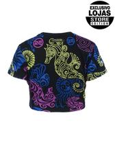Blusa Feminina Cyclone Dif Cropped Full Maori Ocean Blusa Feminina Cyclone Dif Cropped Full Maori Ocean