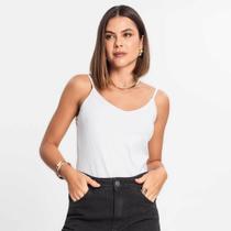 Blusa Feminina de Alça Rovitex Ribana Canelada