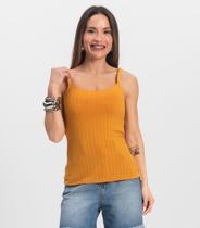 Blusa Feminina De Alça Select Amarelo Blusa Feminina De Alça Select Amarelo