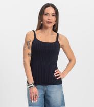 Blusa Feminina De Alça Select Azul Blusa Feminina De Alça Select Azul