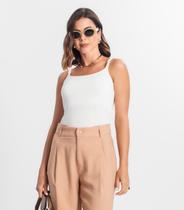 Blusa Feminina De Alça Select Bege Blusa Feminina De Alça Select Bege