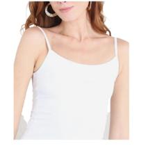 Blusa feminina de alcinha em malha 100 algodão