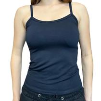 Blusa Feminina de Alcinha Regatinha Basica Viscose Moda Verão