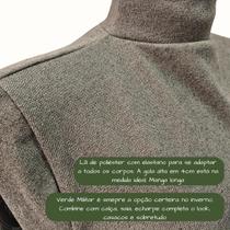 Blusa Feminina de Lã Tricô Tricot Cacharrel Gola Alta P a GG