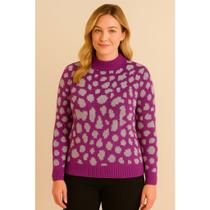 Blusa Feminina de Lã Tricot Inverno Térmica Quentinha Tamanho Único com Detalhe Estiloso Blusa Feminina de Lã Tricot Inverno Térmica Quentinha Tamanho Único com Detalhe Estiloso