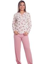 Blusa feminina de malha estampada variadas adulto