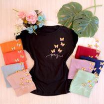 Blusa feminina de malha estampada variadas