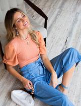 Blusa feminina de malha estampada variadas