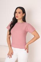 Blusa Feminina de Modal Verão Manga Curta Casual