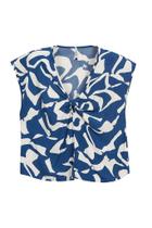 Blusa Feminina Decote V Marialícia - Elegante e Confortável Blusa Feminina Decote V Marialícia - Elegante e Confortável