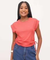 Blusa Feminina Drapeada Amarração Marisa-27014