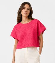 Blusa Feminina Em Malha Cocai Infinita Cor Rosa