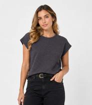 Blusa Feminina Em Malha Tapirus Infinita Cor Cinza Blusa Feminina Em Malha Tapirus Infinita Cor Cinza