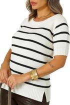 Blusa Feminina em Modal Listrada Conforto e Estilo